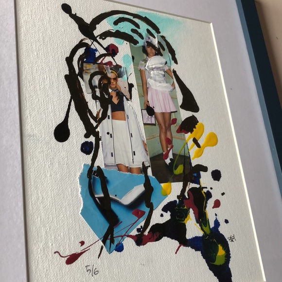 Original Ready-To-Hang Mixed Media Painting - Picture 5 of 5